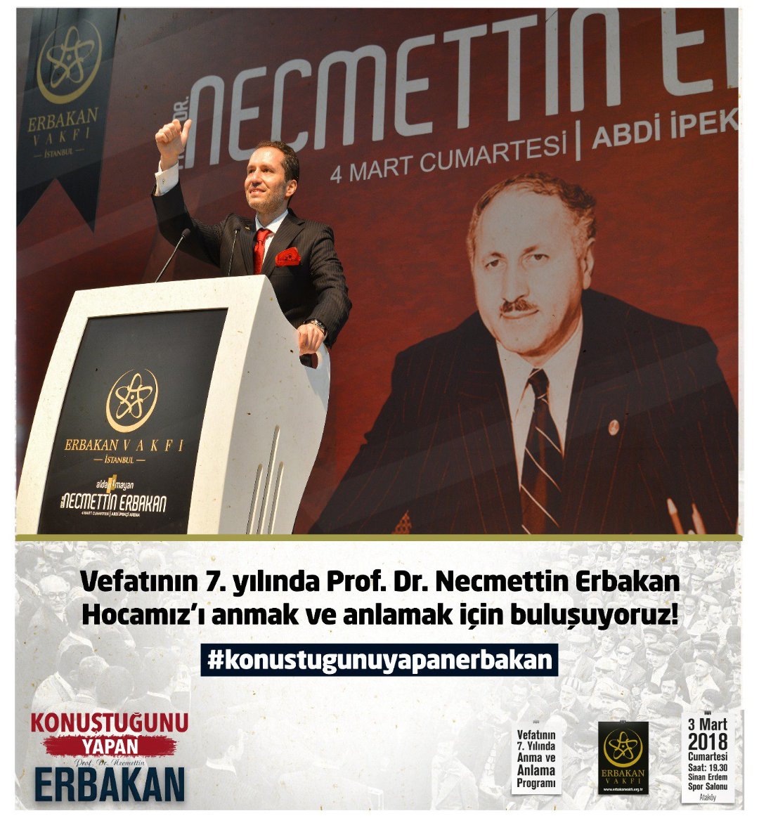 #KonustugunuYapanErbakan