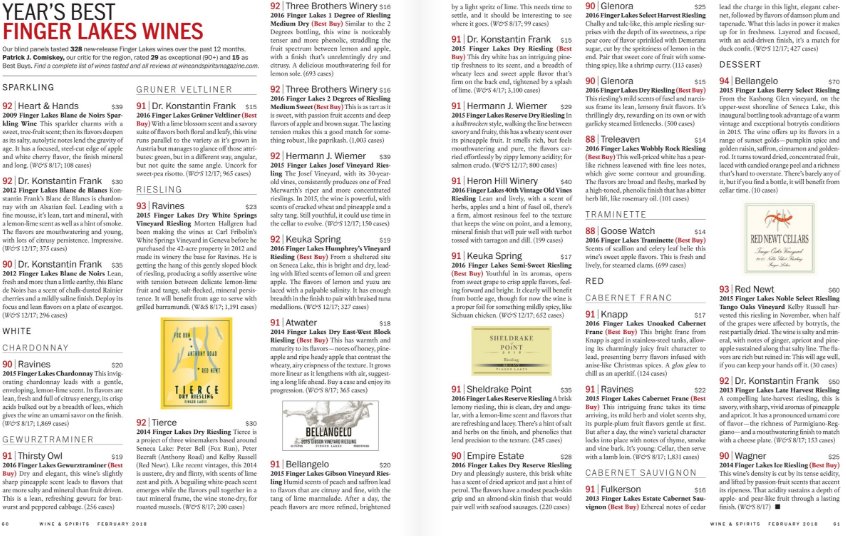 From Bubbly to Riesling to Cabernet Franc - nice showing of FLX wines in <a href="/WineandSpirits/">Wine & Spirits Mag</a> Magazine, Year's Best Finger Lakes Wines.   nxtbook.com/nxtbooks/wines…