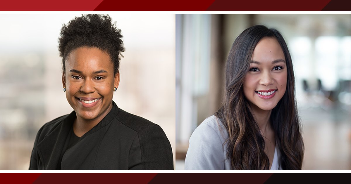 MillerNashLLP's tweet photo. We're thrilled to welcome Alysia Harris and Lauren Visoria to our firm! Alysia is a member of the #employmentlaw team in our Portland office and Lauren joins the #trusts and #estates team in Seattle. Learn more: https://t.co/I8uddWdWcR. https://t.co/2lBFHhIx2C