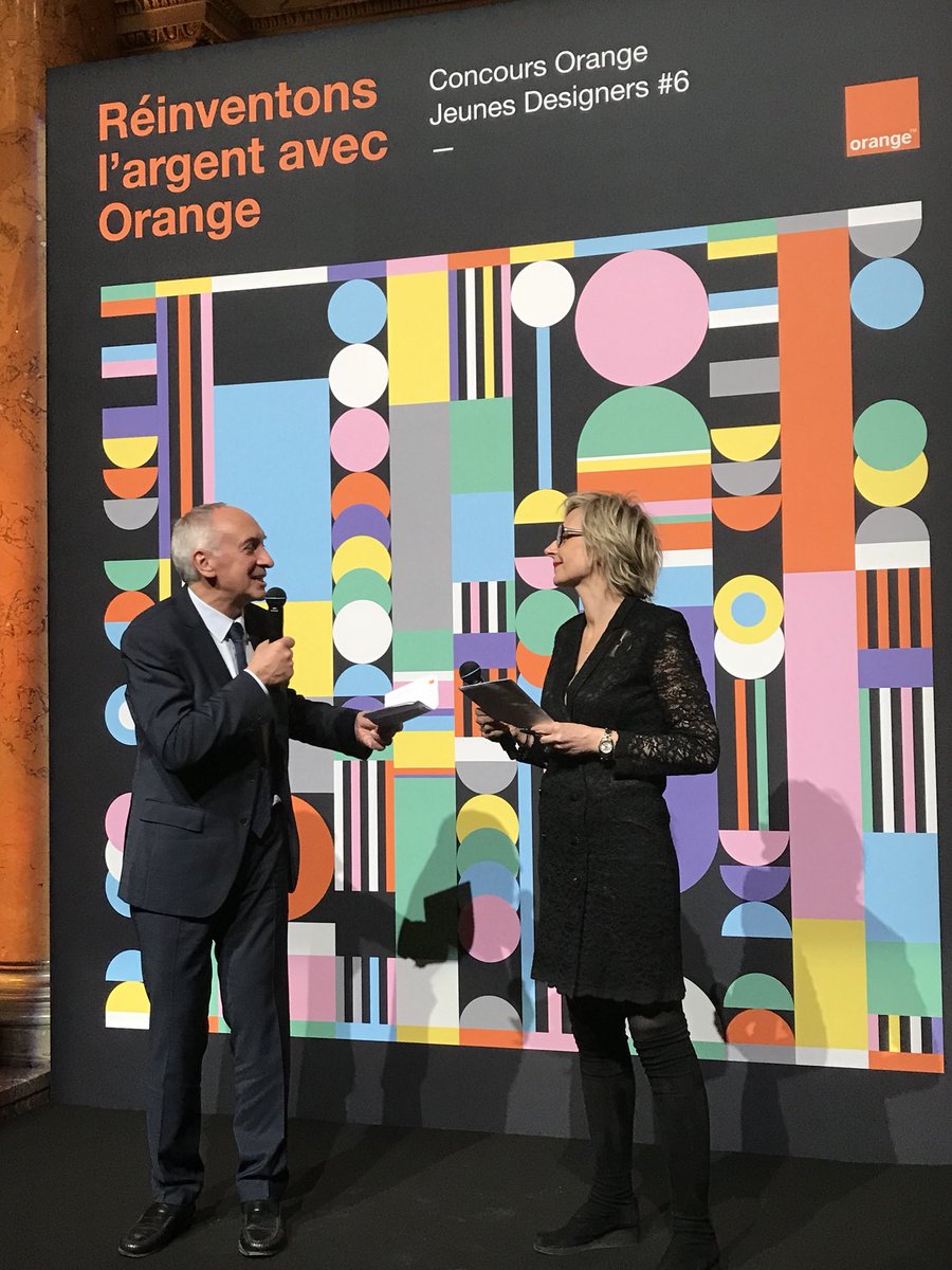 bretones's tweet photo. Concours @orange jeunes designers avec @MarcRennard et @C_Guisset #concoursOrangeDesign https://t.co/1GaT4zpw18