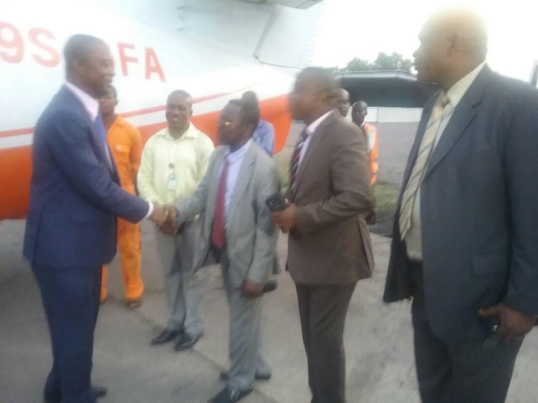 jordash_mpongo's tweet photo. Le VPM #Emmanuel #RAMAZANI #SHADARY de retour à Kinshasa aprés le BAS-UELE,  ITURI et TSHOPO. https://t.co/i77w8vs54y