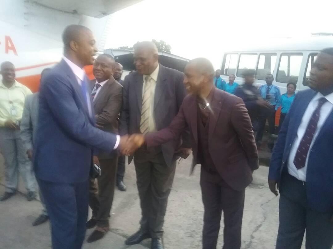 jordash_mpongo's tweet photo. Le VPM #Emmanuel #RAMAZANI #SHADARY de retour à Kinshasa aprés le BAS-UELE,  ITURI et TSHOPO. https://t.co/i77w8vs54y