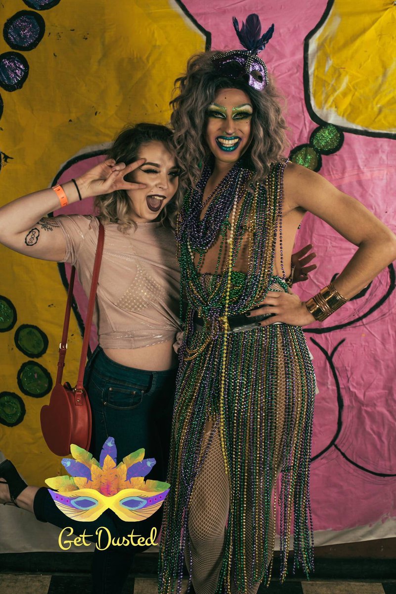 CrystalMethyd's tweet image. The #GetDusted photobooth pics are on our FB!!! Go tag yourself. 💛💜💚