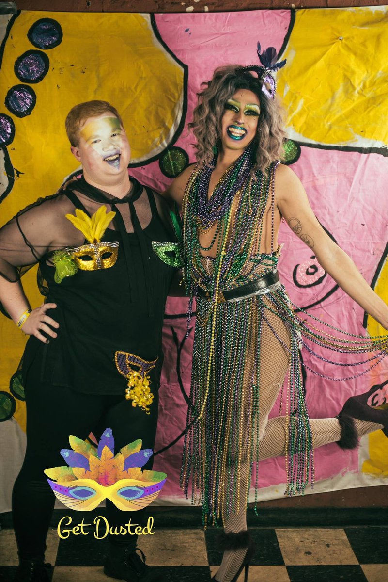 CrystalMethyd's tweet image. The #GetDusted photobooth pics are on our FB!!! Go tag yourself. 💛💜💚