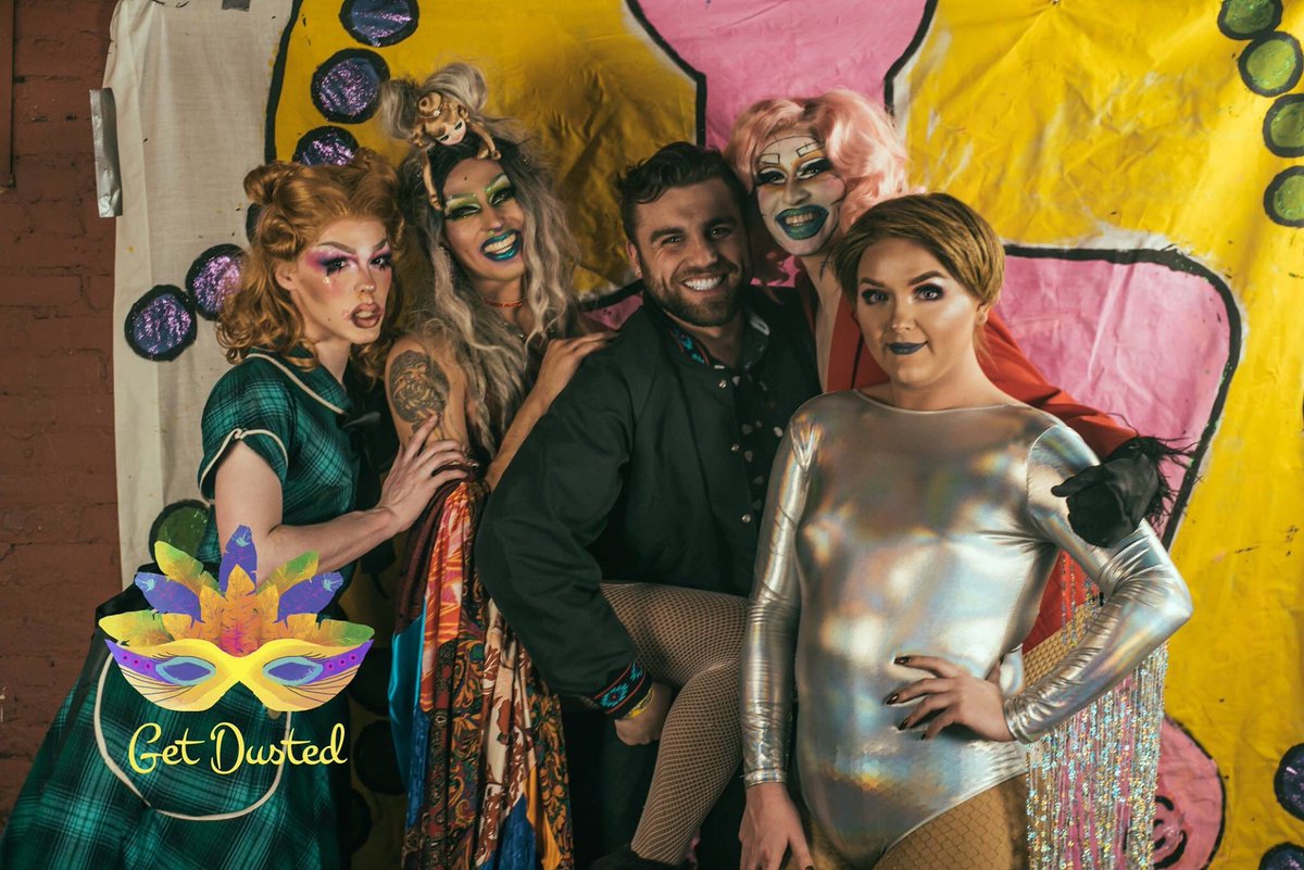 CrystalMethyd's tweet image. The #GetDusted photobooth pics are on our FB!!! Go tag yourself. 💛💜💚