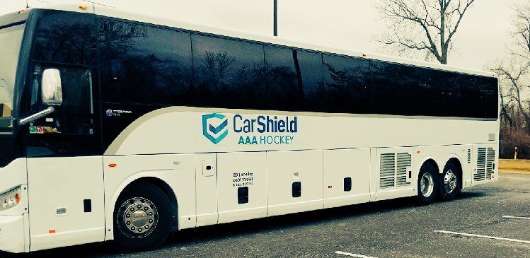 CarshieldHockey's tweet photo. Good luck to our 16s &amp; 18s as they head to 🚍 📍@TroySportsCentr for @NAPHL playoffs! 🏒🥅🛡🔵⚪️⚫️
All playoff games can be found on @MyHockeyTV 📺 Both teams begin round robin play tomorrow #GoShieldGO @CarShieldUSA @BlueTailMedical @mohockeyyd @StPetersMoRec @StlHockeyNews https://t.co/Wo5zHruBtn