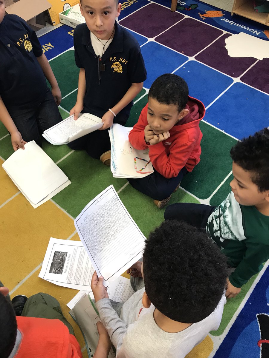 X291School's tweet photo. Second Graders share their Opinion Writing Pieces with First graders and our Literacy Coaches #writing #classpets #sciencelab #morerecesstime #ipadstogo #morefieldtrips https://t.co/YffvDMSvKb