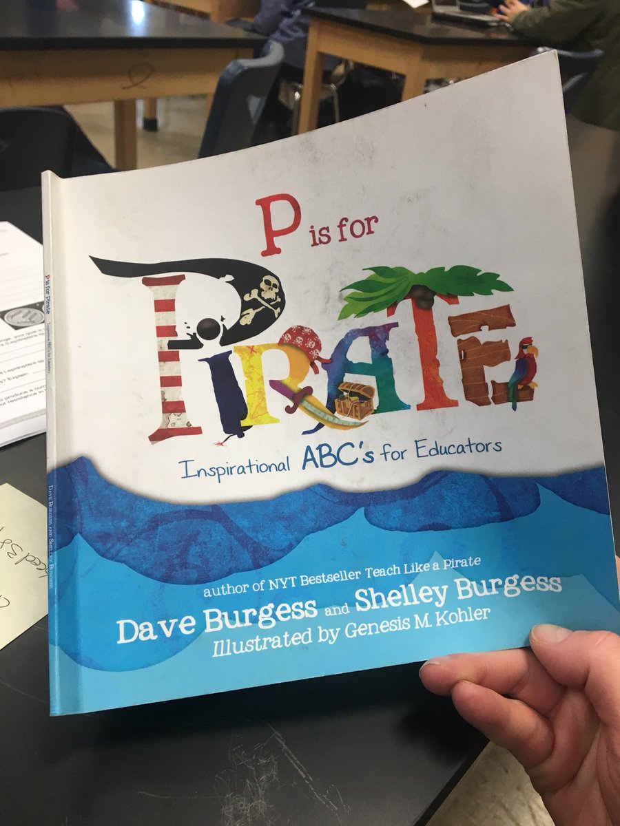 bookwarrior's tweet photo. Observed @scibiowarriors using Gizmos today, which was interesting and educational, but more interesting was was her daily meditation from the book P is for Pirate by @burgessdave & @shelleyburgess #timelyreminder #teachingiscaring https://t.co/tSvNoSRr9G