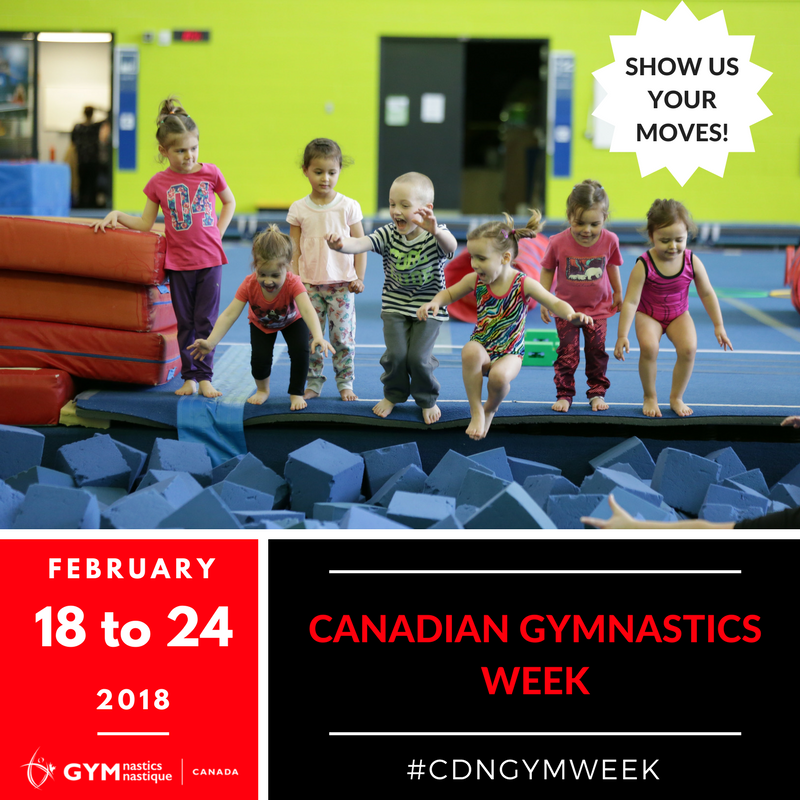 GYMSASK's tweet photo. Canadian Gymnastics Week 2018 starts on Feb 18th! We'll be showcasing fundamental movements each day, and we want you to follow along!
Share your moves for a chance to be featured on the Gym Sask social media! Tag us and use #GSKGymWeek #CDNGymWeek in your post to be entered! https://t.co/IRS5k32WEp