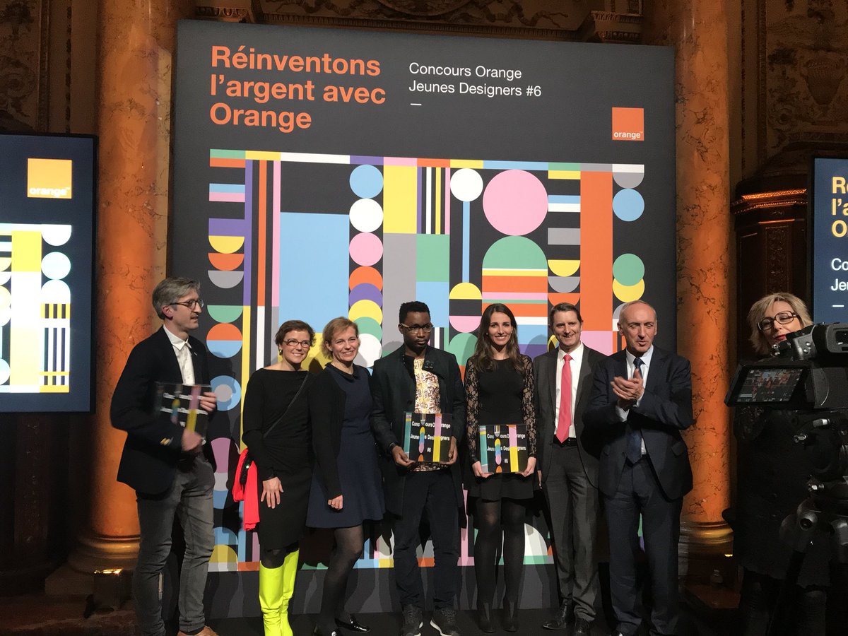 TrayssacT's tweet photo. #ConcoursOrangeDesign félicitations aux lauréats de l’édition 6 #Paybble #Green et #OG @bretones @MarcRennard @C_Guisset @ElisaSabbah @RubikaEducation @iedbarcelona https://t.co/0oM5cE71uq