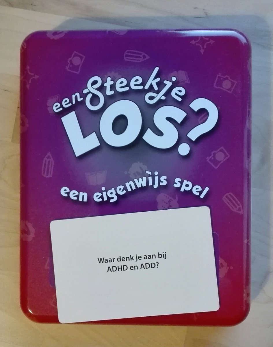 Deze kaart komt uit de ADD en ADHD uitbreidingsset van <a href="/eensteekjelos/">Eigenwijs spel</a> . 

We horen graag van jullie: waar denk je aan bij ADD en ADHD?