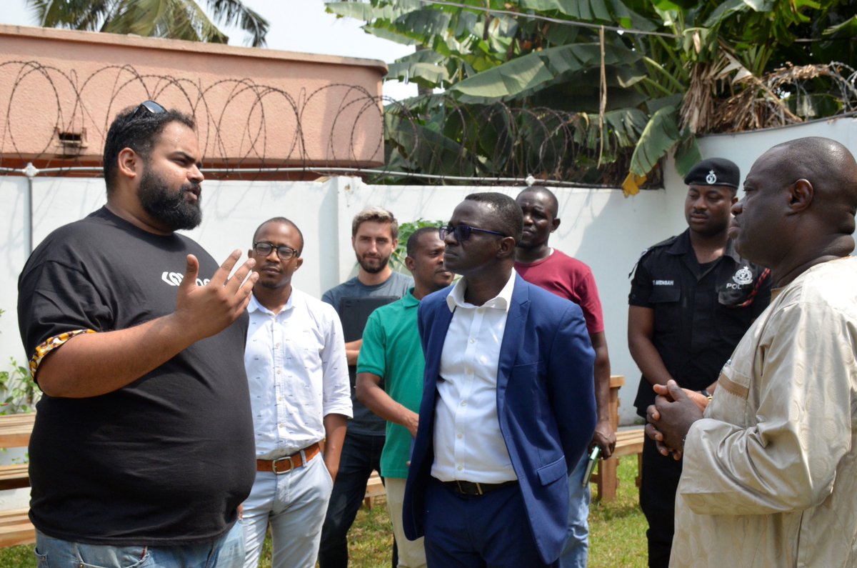 ASMESummit's tweet photo. Minister for Business Development, Hon Ibrahim Awal visited the MEST Incubator today.  #BusinessisGhana #AfricanSMEOrganisation @MESTAfrica https://t.co/iWZ8eaUq94
