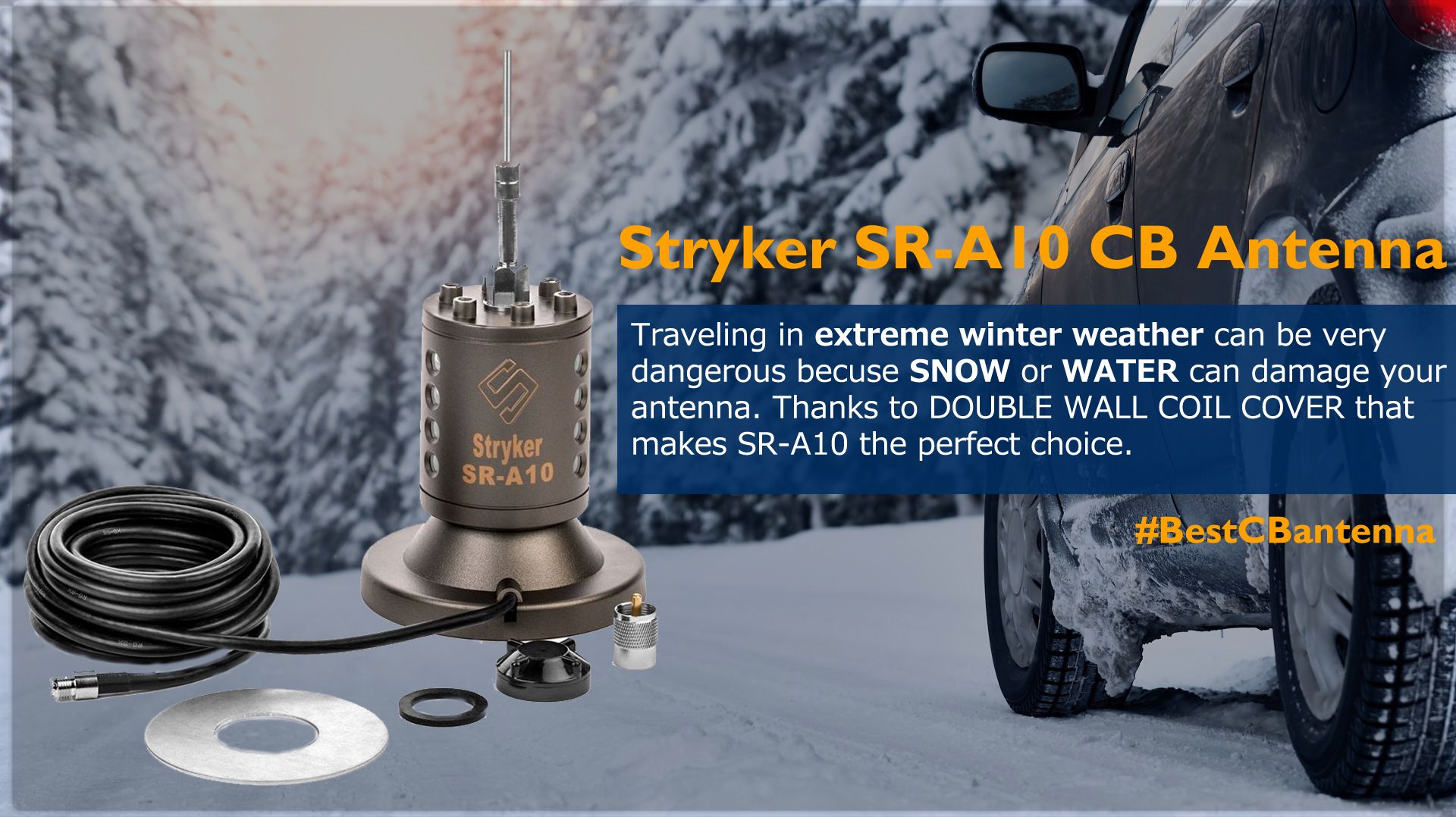 Stryker Radios on Twitter "Stryker SRA10 CB antenna is capable of