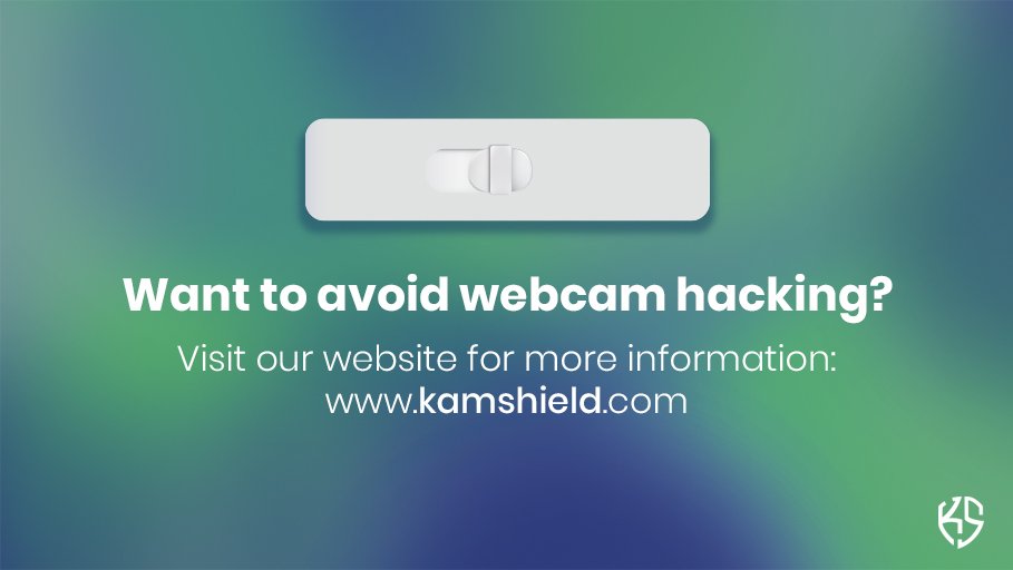 KamshieldLLC's tweet photo. Want to avoid webcam hacking? No need to cover the lens of your webcam with tape. #Kamshield has a quick fix! https://t.co/kCjBl9BMzO