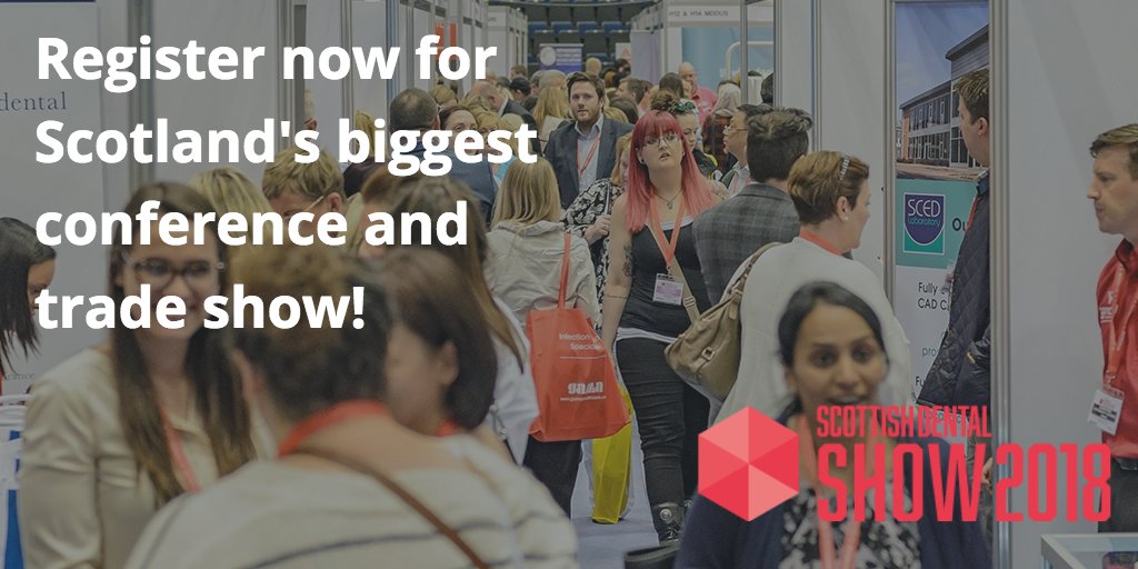ScottishDental's tweet photo. Have you registered for Scotland's biggest dental trade show and conference yet? Registration is FREE and only takes a few minutes – visit https://t.co/okIY2ds0RE for more information.

#SDShow18 https://t.co/JOCPHDMk6I