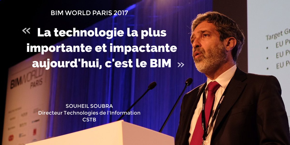 bim_world's tweet photo. Le #BIM une technologie impactante. @bim_world 28 et 29 mars prochain, Grande Arche de la Défense. #CSBT Centre Scientifique et Technique du Bâtiment https://t.co/ZWn1BPD3jI