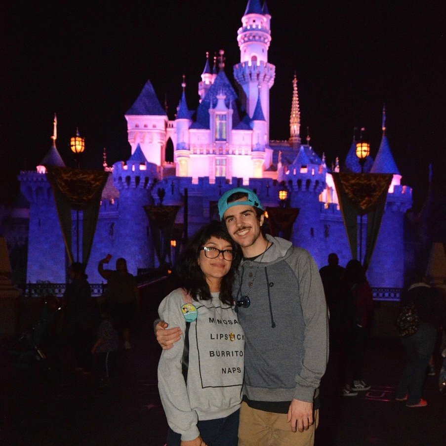 fairyguidemom's tweet photo. This awesome boyfriend surprised his lady with The Fairy Guide Mother for their special Valentine's Disney Date! They are vegan so they were very happy I knew all the vegan friendly food in Disneyland and CA Adventure. #disneyland #disneyhelp #notjustforkids #veganaf #sweetheart https://t.co/c2P05Bnr9j