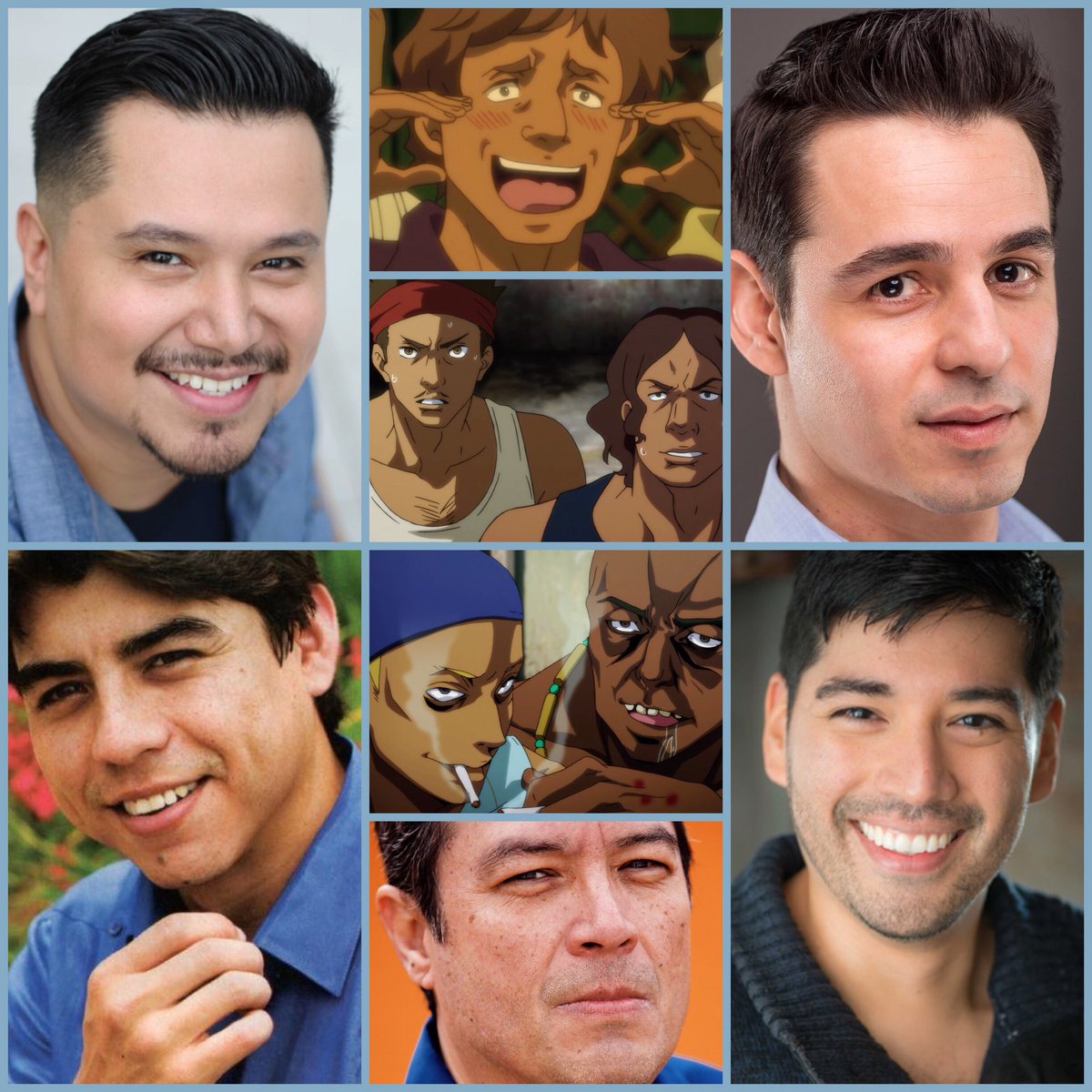 caitlinsvoice's tweet photo. SOOOO very excited for all these talented actors! PLEASE check out Christopher Llewyn Ramirez as Pedro, and Oscar Contreras, Omar Padilla, Ivan Jasso, Rodney Garza, &amp; Ram Munguia as all kinds of folks- PLUS walla in Spanish! ¡En serio! #GaroVanishingLine @FUNimation https://t.co/Sn4O9gFSuB