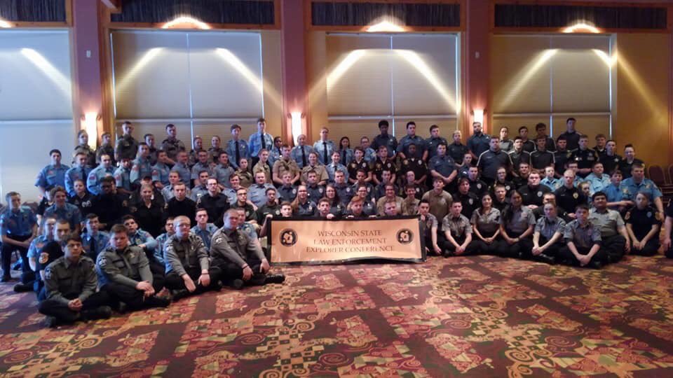 madisonpolice's tweet photo. Our #MPDexplorers had a blast this past weekend competing with other Explorers at the 2018 WIsconsin Law Enforcement Explorer State Conference!
#WLEEAA18
Find out more about our Explorer Post:
https://t.co/BFpyEQ7cUy https://t.co/VYcyXFdORN