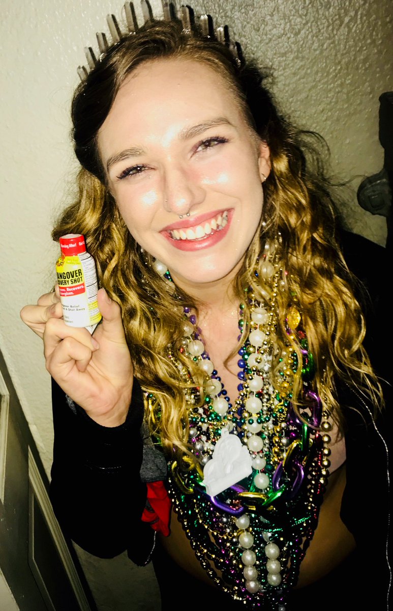 TheHangoverShot's tweet photo. We recovered so many individuals #Nola #FatTuesday2018 #MardiGras ! Here is another young lady who told us Thank god for Hangover Joeβs your going to save my day, and we did. We improve the quality of the lives of individuals! This is a #FunctionalLifestyle brand with a plan! https://t.co/c83hrXVufY
