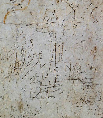 One thing I love about history is how small & insignificant things at the time can end up telling us so much.A good example is how 1,800 years ago a school bully scratched some graffiti into the wall of his school, & accidentally gave us the first visual depiction of Christ.