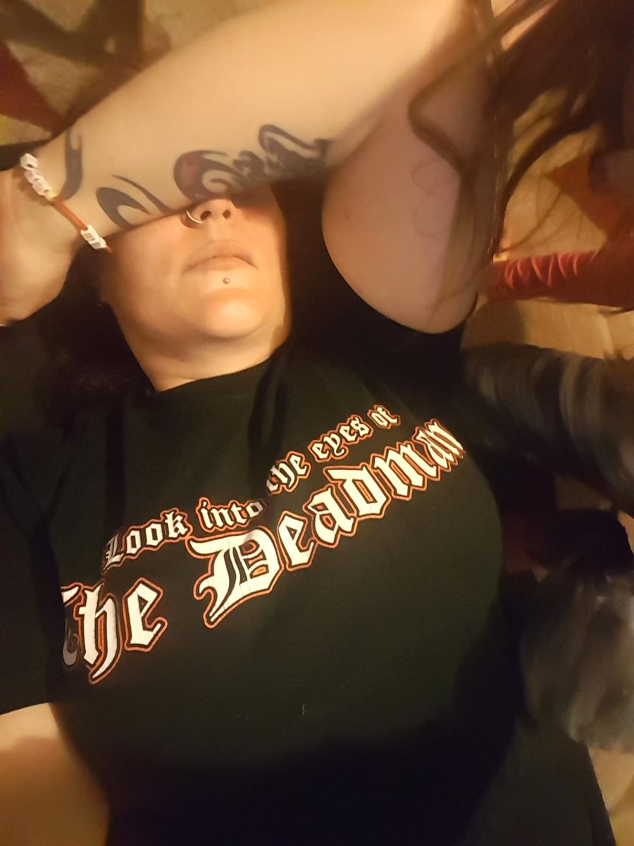theswearyshrink's tweet photo. Obviously wore the right tee for today. Week 3, day 7 & TWO Synergy 40's done #bang #OwnIT Hey @RealDDP make me famous! Dead (wo)Man indeed... #health #DDPYworks #ddpwarriors #Fitness #wellness #depressiontools #anxietytools #positivity https://t.co/YiEIuDLyGY
