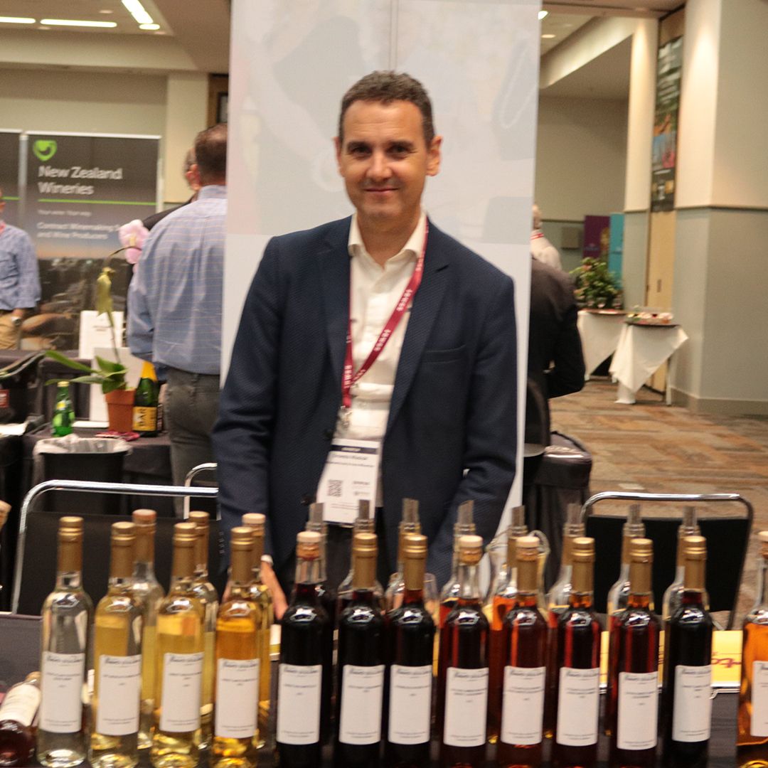 ibwsshow's tweet photo. Ernesto Wlasiuk from @MamertodelaVara, a specialist in fortified &amp; sweet wines since 75 years said that he liked the “Good communication” at #ibwss17. https://t.co/goyoZqyi1i