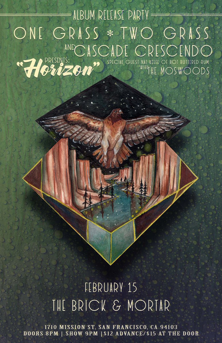 TONIGHT! Record Release Party at <a href="/BrickMortarSF/">Brick And Mortar Music Hall</a> with our friends <a href="/CascadCrescendo/">Cascade Crescendo</a> 🎶🎻 Bring ur friends and yer dancin' shoes! #SanFrancisco #livemusic