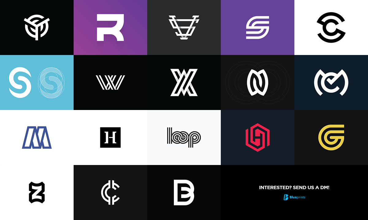 Blueprints's tweet photo. We currently have all of these logos available for sale &amp; they're going cheap!

DM us &amp; grab one before they're gone! 📩 https://t.co/VGvnIZ7YzR