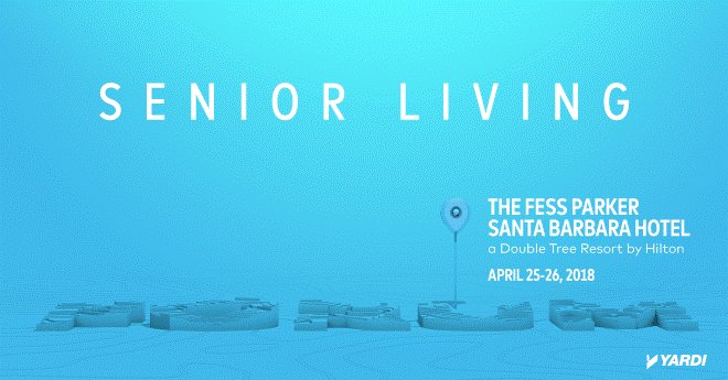 Yardi's tweet photo. The course list for the @Yardi #SeniorLiving Forum is now available! The 2-day event will feature 30+ learning sessions, product updates & networking exclusively for senior living providers. Register at https://t.co/kVSZNK6lIE. #YardiForum https://t.co/zBkBCH3Y9w