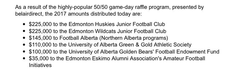 Morley_Scott's tweet photo. The #Esks announce the distribution of 50/50 funds from last year   Here is who got what https://t.co/eVvAohcHoU