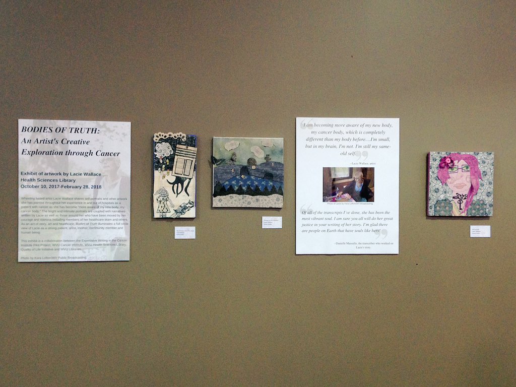 jillianforsey's tweet photo. Check out some of the cool art exhibits around campus from 4-6 today! #wvuartcrawl https://t.co/misdDLnUke