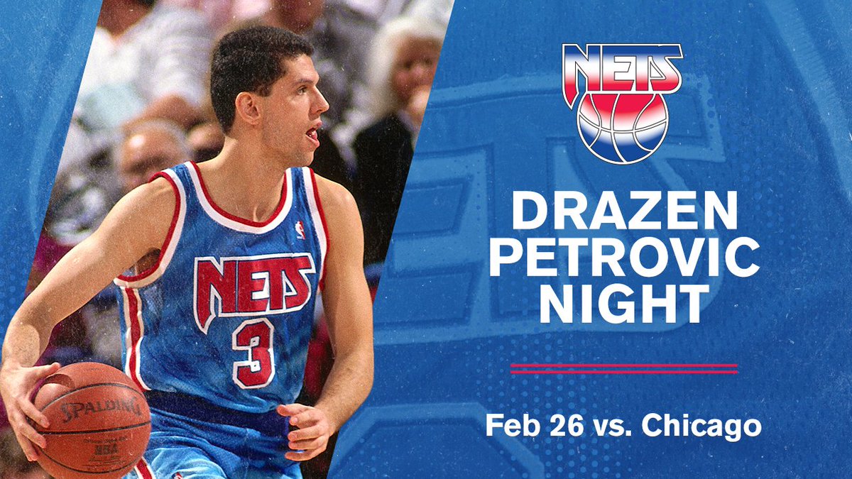 BrooklynNets's tweet image. The #Nets will celebrate Dražen Petrović's legacy on Feb. 26th vs. the Bulls 

Story » bknets.at/631
Tickets » bknets.at/98p