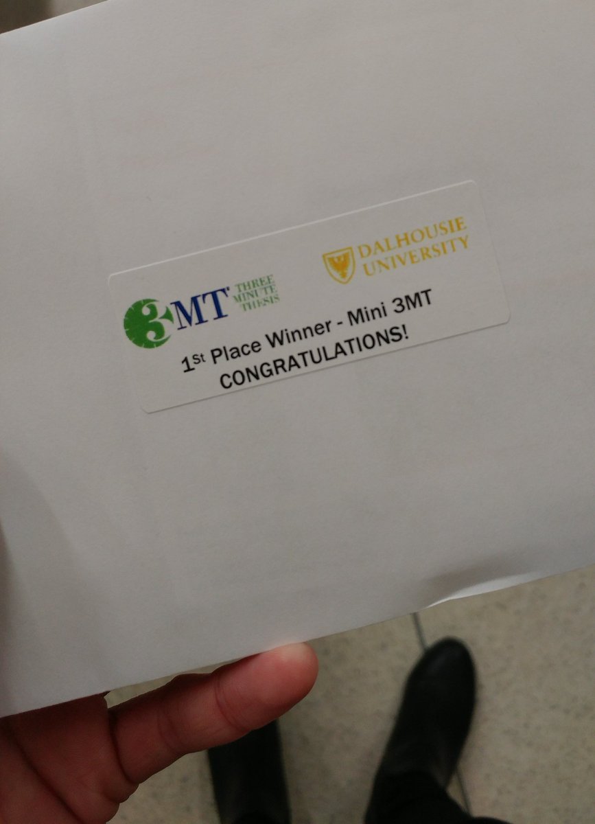 DrKraeutner's tweet photo. What an awesome event! Thanks to all who attended + the judges for the feedback! @DalLBRF represent! @DalHealth @DalPhysio #mini3MT https://t.co/m4fJpLpNHj
