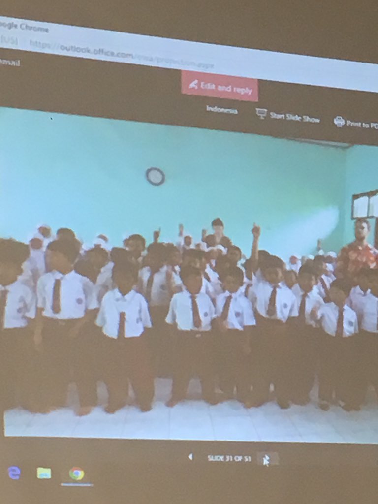 A big thank you to our guest speaker, Cait Hakala at Family Geography Night! Thank you for sharing about your experience in Indonesia. #TeamMaddock #Burbank111