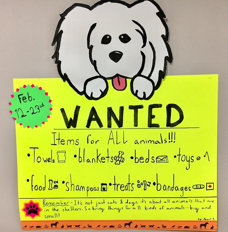 BalesInterm's tweet photo. A few more days to bring your Pet Supplies to support our Student Council campaign to help the animals. #hurricaneharvey https://t.co/3xOSU6BfZC
