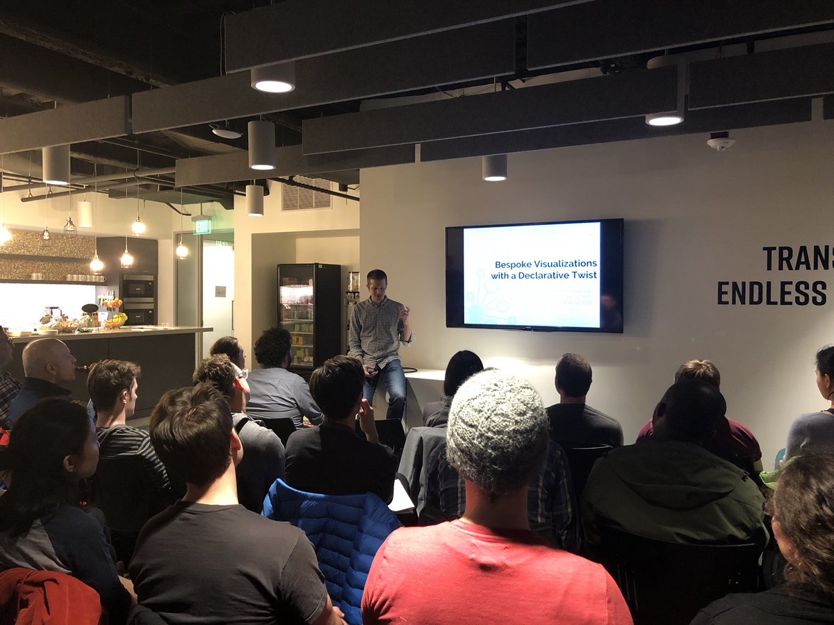 We're all looking forward to <a href="/jakevdp/">Jake VanderPlas</a>'s talk data cuz in Python tonight at @Convoy_Tech's speaker series event!
