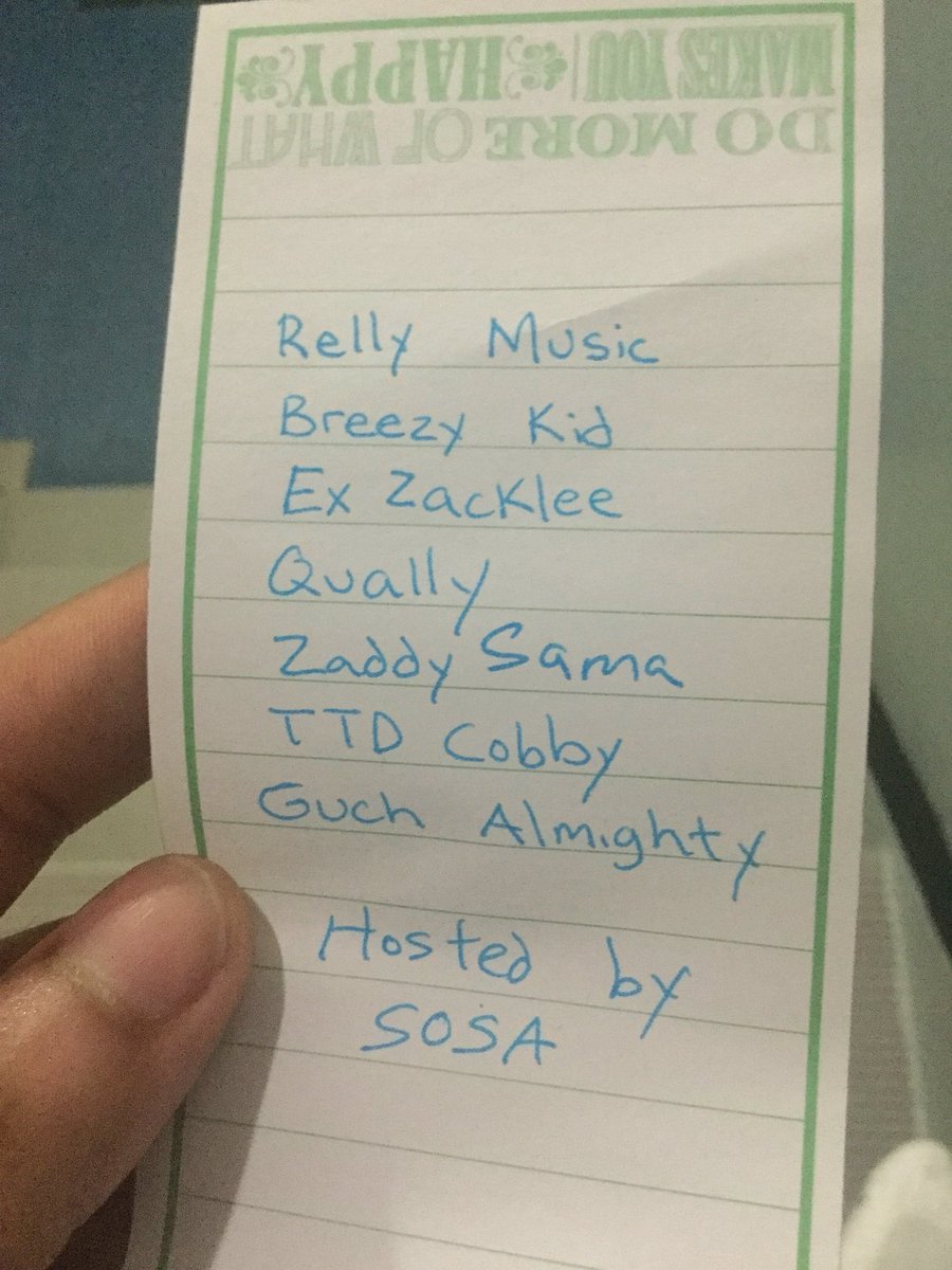 TTDCobby's tweet photo. Not In Order But This Line Up Go Crazy #TTDEnt 1st ShowCase https://t.co/ZSekIknFVG