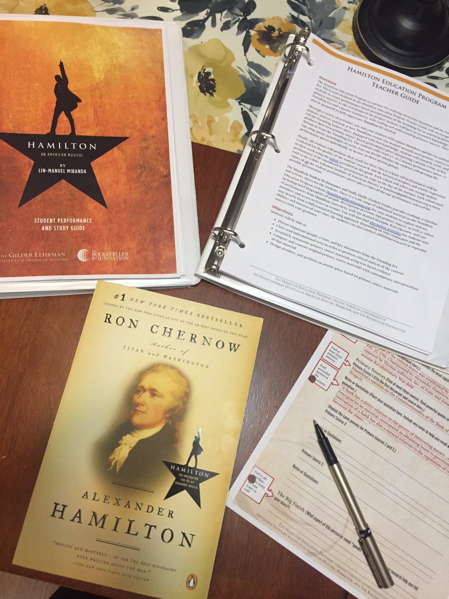 Planning for something wonderful! #eduham <a href="/stgpresents/">Seattle Theatre Group</a> <a href="/HamiltonMusical/">Hamilton</a> <a href="/Gilder_Lehrman/">The Gilder Lehrman Institute of American History</a> <a href="/RockefellerFdn/">The Rockefeller Foundation</a>