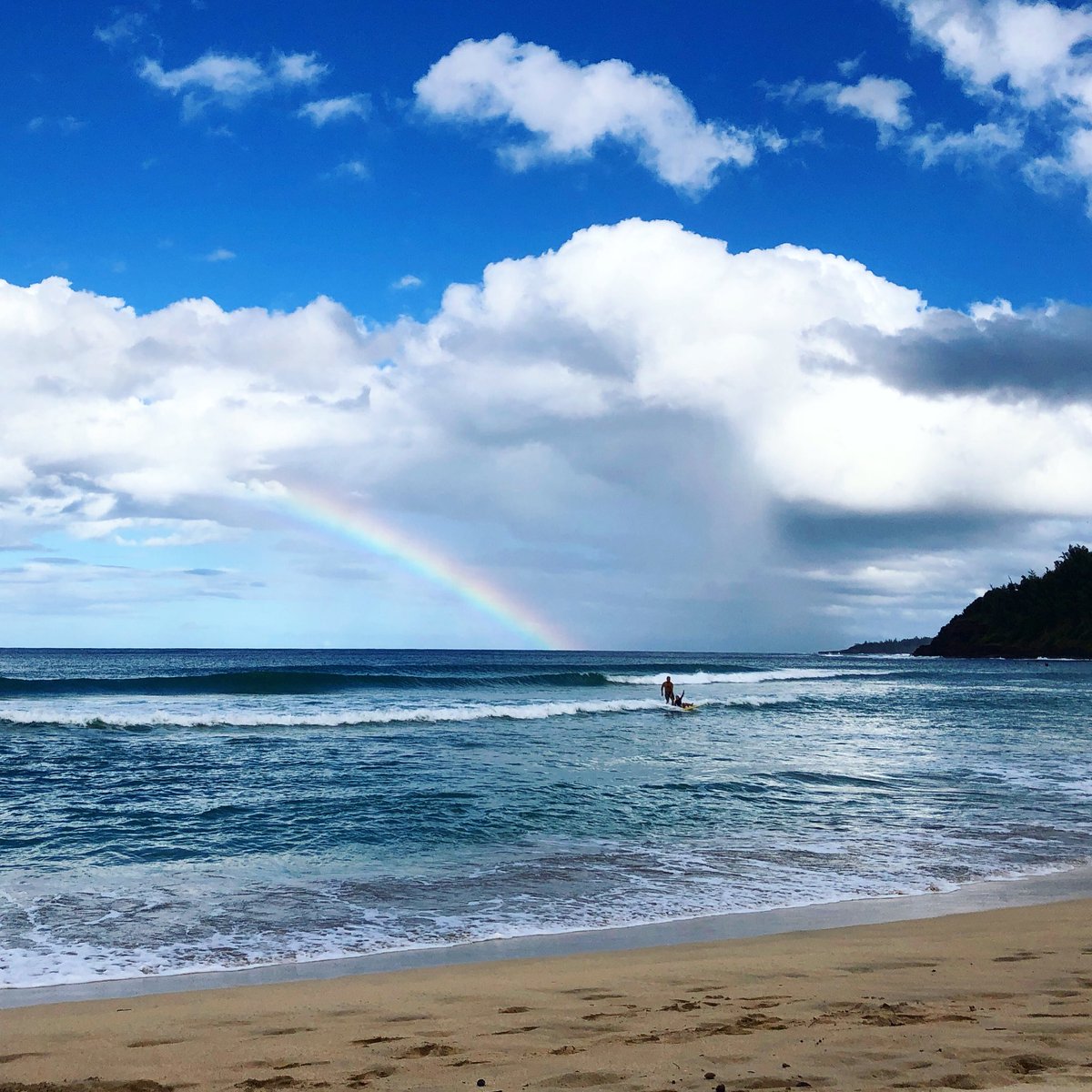 bethanyhamilton's tweet photo. A reminder of a promise for all eternity🌈 https://t.co/m6fDihzVro