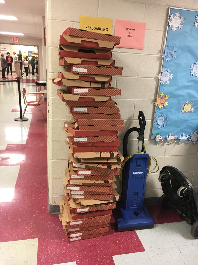 Great music - thanks RMS musicians and their marvelous leaders. They joined right in and were AMAZING tonite!.. and PIZZA INN partnering for wonderful pizzas! That is the boxes for first 35 minutes! <a href="/RMS_ORS/">Robertsville Middle</a> <a href="/ORSchools/">Oak Ridge Schools</a> <a href="/ChildressTonya/">Dr Tonya Vandergriff Childress</a>