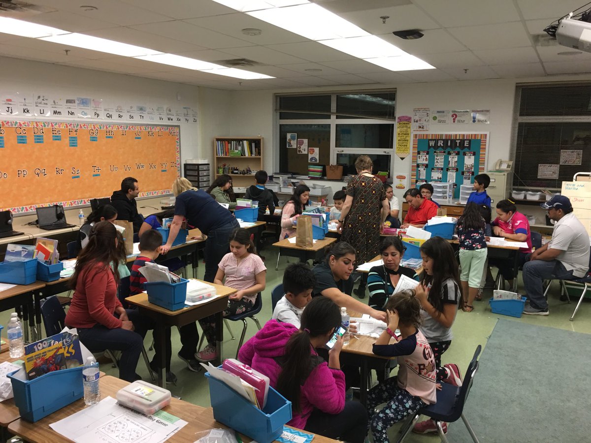 Ms. Cohn’s room was packed tonight with family fun and math games!