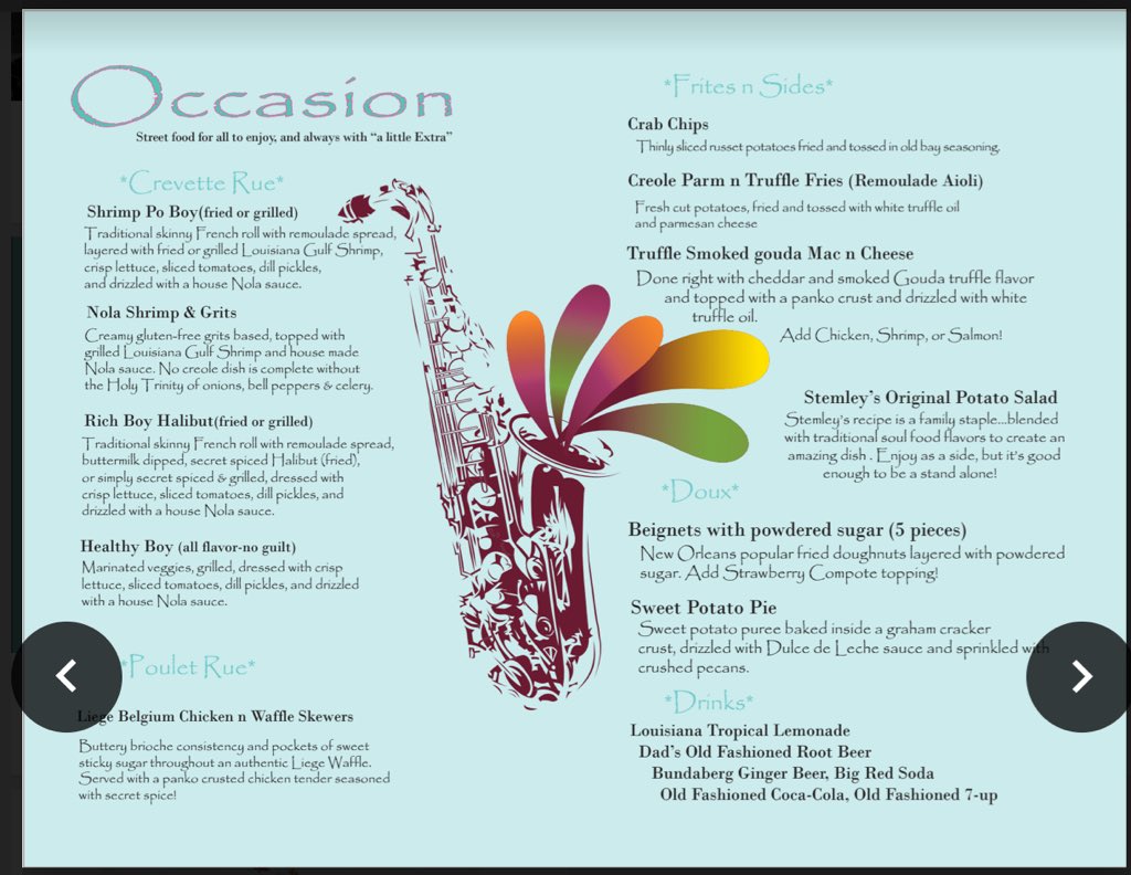 Here’s a closer look at our menu...