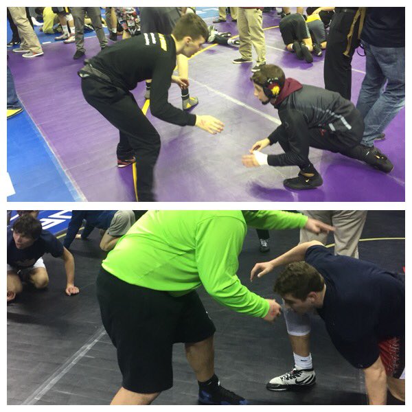 CCPwrestle's tweet photo. Watch out Class 4 opponents, you’re about to feel the wrath of Schultz and Conley!  You’ve been warned. @WeAreChaminade @CCPAthletics https://t.co/pFADW9o6Xz