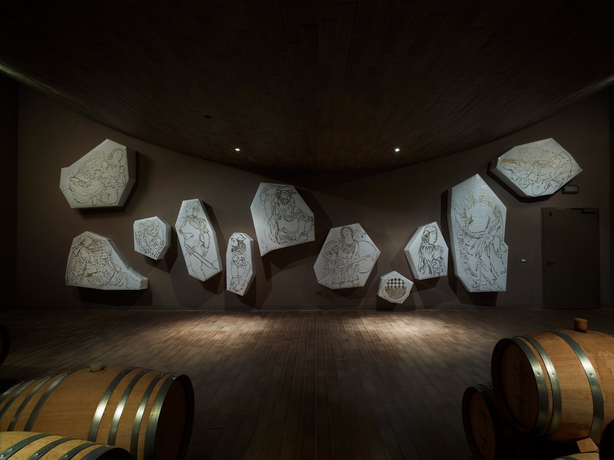 SurfaceMag's tweet photo. How do you carry a 633-year history into the future? For Alessia Antinori, scion of the @AntinoriFamily, it’s with contemporary art. Explore the Italian winery designed by Marco Casamonti and its site-specific artworks here:https://t.co/cgb19MXOUf #Partnership #AntinoriArtProject https://t.co/WkKxjYsl6O