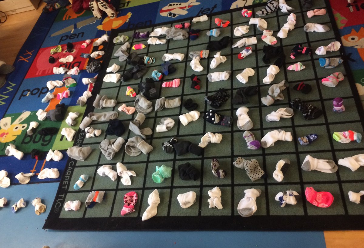 CUPE5200's tweet photo. Thank you to the families of room 104 for collecting over 100 pairs of new socks to donate to Local charity #LentChallenge #counting100
#100thdayofschool #kerrstministries @St_Andrew145 @HCDSB https://t.co/9fGqd31ZW2