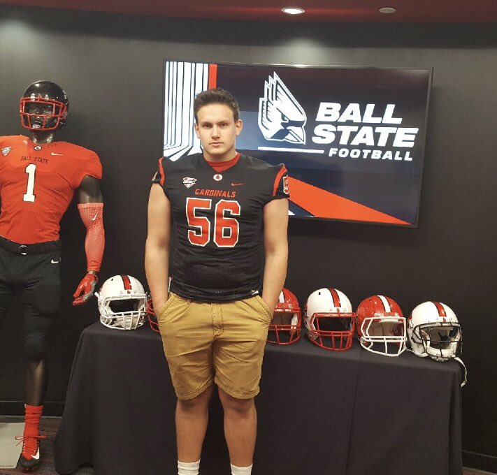 adamlderry's tweet photo. Blessed to receive my first Division 1 offer from Ball State University #WeFly https://t.co/FW8hNtk78f