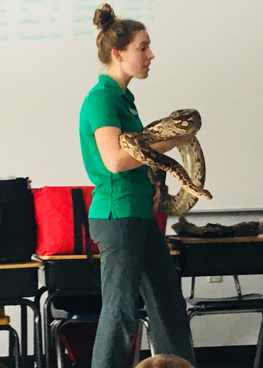 mrshahnk's tweet photo. 2nd grade loved learning about the food chain today.  Great presentation from #LeslieScienceCenter! @a2Thurston https://t.co/kQ22kBXLye