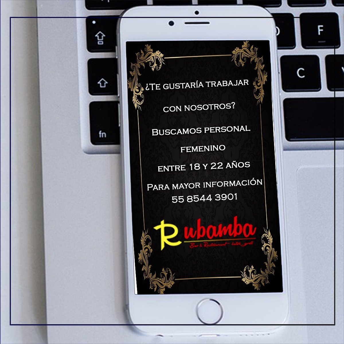 RubambaRestaura's tweet image. #Solicitamos personal femenino entre 18 y 22 años, con mucho ánimo y #GanasDeTrabajar, en un ambiente agradable. Interesadas contáctarnos por el número 55 8544 3901