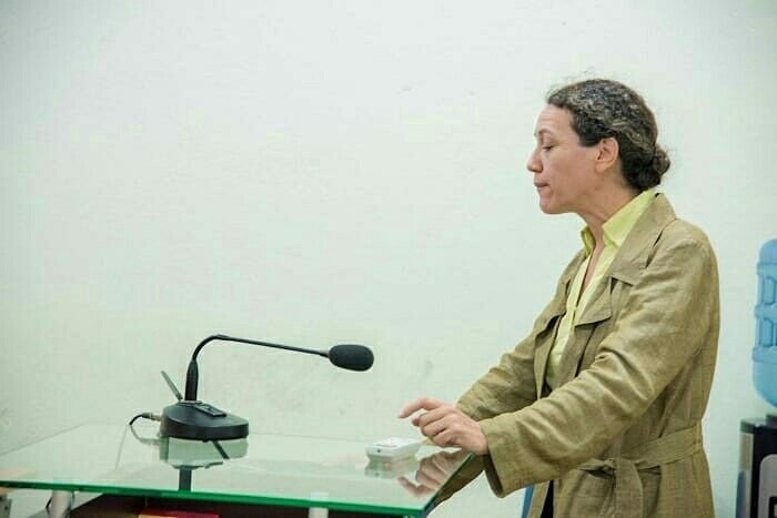 EconomiaUnimag's tweet photo. Compartimos algunas imágenes de la conferencia de la Dra. Katharine Farrell, realizada dentro del marco del I Seminario Permanente de la Facultad de Ciencias Empresariales y Económicas. 
Fotografías: @unimagdalena https://t.co/kvYnDsNbth